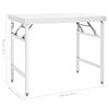 vidaXL Kitchen Folding Work Table 100x60x80 cm Stainless Steel