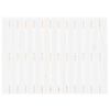 vidaXL Wall Headboard White 82.5x3x60 cm Solid Wood Pine