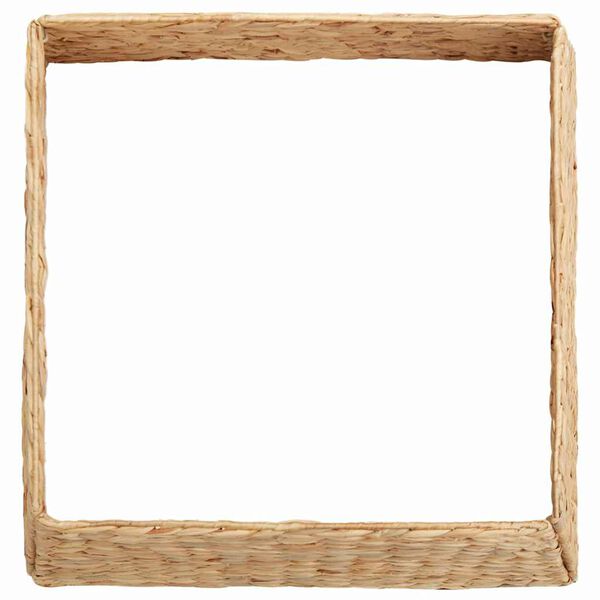 vidaXL Christmas Tree Collar Brown 50 x 50 x 25 cm Water Hyacinth