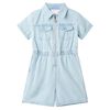 Kids' Onesie with Short Sleeves Soft Blue 92