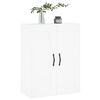 vidaXL Wall Mounted Cabinet White 69.5x34x90 cm Engineered Wood