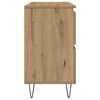 vidaXL Bathroom Cabinet Artisan Oak 80x33x60 cm Engineered Wood