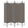 vidaXL 6-Panel Room Divider Anthracite 240x220 cm Fabric