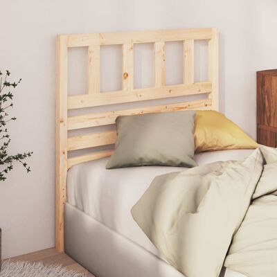 vidaXL Bed Headboard 81x4x100 cm Solid Wood Pine