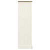 vidaXL Bookcase VIGO White 90x35x114.5 cm Solid Wood Pine