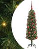 vidaXL Artificial Christmas Tree with 150 LEDs with Stand Green 120 cm