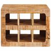 vidaXL Wine Rack Wall-mounted Brown 44 x 30 x 35 cm Solid mango wood