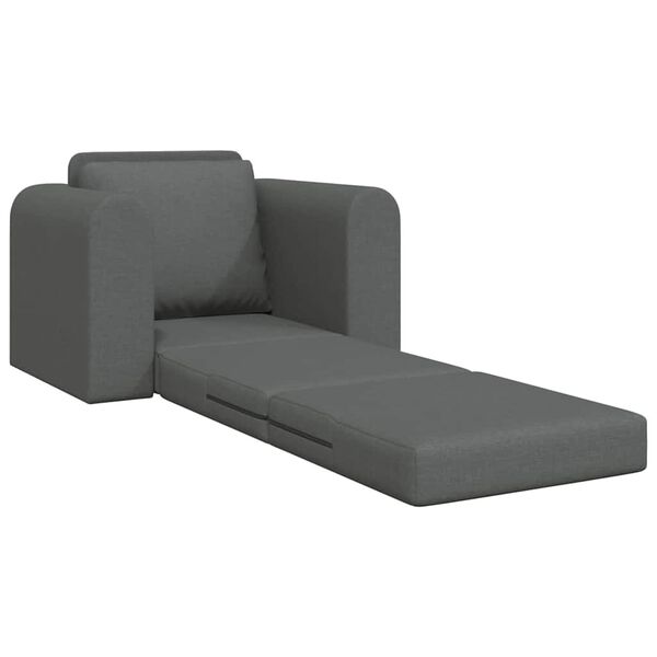 vidaXL Sofa Bed Dark Grey 98 x 71 x 83 cm Velvet