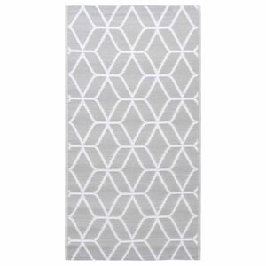 vidaXL Outdoor Carpet ARAKIL Grey 190x290 cm PP