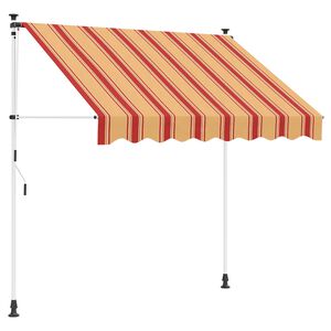 vidaXL Manual Retractable Awning Multicolour 350 x 115 x 300 cm
