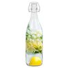 vidaXL Glass Bottles with Clip Closure 24 pcs 1 L