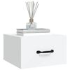 vidaXL Wall-mounted Bedside Cabinets 2 pcs White 35x35x20 cm