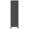 vidaXL Industrial Wardrobe Anthracite 90x50x180 cm Metal