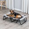 TRIXIE Dog Lounger 79x19x50 cm Grey and Black