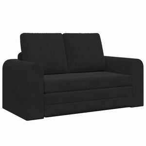 vidaXL Folding Sofa Bed Black 148 x 71 x 83 cm Velvet
