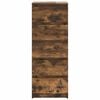 vidaXL Sideboard with Drawers Smoked Oak 37.5x35x99 cm Engineered Wood