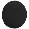 vidaXL Seat Cushions 2 pcs Black &Oslash;50 x 19 cm Fabric