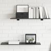 vidaXL Bookshelf Boards 8 pcs High Gloss Grey 80x20x1.5 cm Engineered Wood