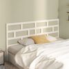 vidaXL Bed Headboard White 186x4x100 cm Solid Wood Pine