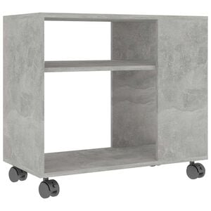 vidaXL Side Table Concrete Grey 70x35x60.5 cm Engineered Wood