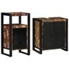 vidaXL Bathroom Furniture Set 2 pcs Multicolour and Black