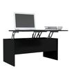 vidaXL Coffee Table Black 102x50.5x46.5 cm Engineered Wood