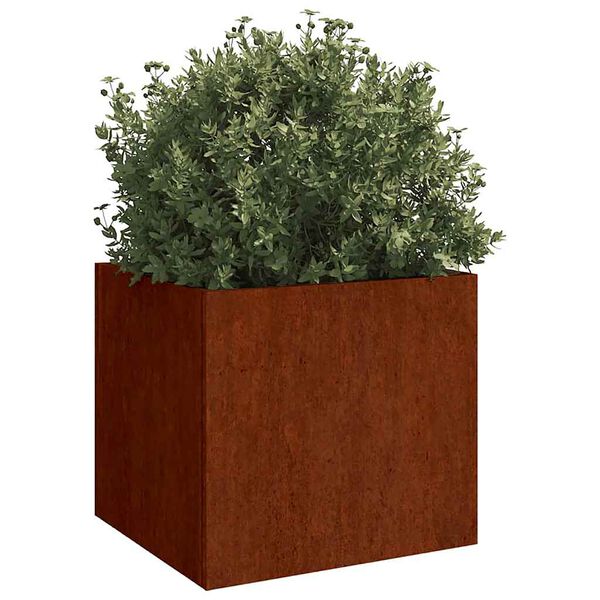 vidaXL Planters 2 pcs 42x40x39 cm Corten Steel
