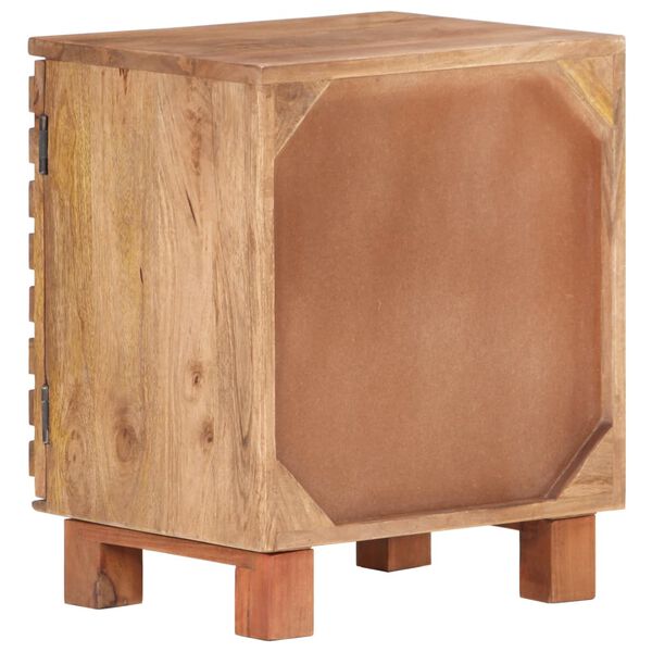 vidaXL Bedside Cabinet 40x35x51 cm Solid Mango Wood