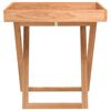 vidaXL Folding Tray Table 52x36x56.5 cm Solid Wood Walnut