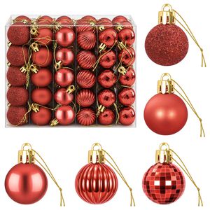 vidaXL Christmas Ball Set 150 pcs Red 3 cm Polystyrene