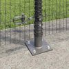 vidaXL Fence Post Grey 25 x 1.2 m (19 x 19 mm mesh) Steel and PVC