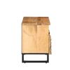 vidaXL TV Cabinet 100x34x46 cm Solid Wood Rough Mango