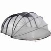 vidaXL Pool Tent Dome Transparent 640 x 432 x 205 cm PVC