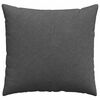 vidaXL Sofa Pillows 2 pcs Dark Grey 45 x 45 cm Corduroy Fabric