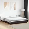vidaXL Bed Frame with LED Lights without Mattress Black 160x200cm