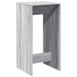 vidaXL Bar Table Grey Sonoma 51x50x103,5 cm Engineered Wood