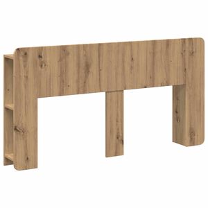 vidaXL Headboard Cabinet with Storage Artisan Oak Engineered Wood