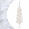 vidaXL Artificial Slim Christmas Tree with Bauble 150 cm 150 LEDs