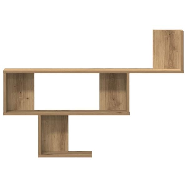 vidaXL Wall Shelf Artisian Oak 100x15x70 cm Engineered Wood