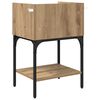 vidaXL Bedside Table Artisan Oak 40 x 29 x 60 cm Engineered Wood