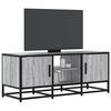 vidaXL TV Cabinet Grey Sonoma 100x35x41 cm Engineered Wood and Metal