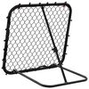 vidaXL Football Rebounder Adjustable Black 84x73x60-80 cm Steel