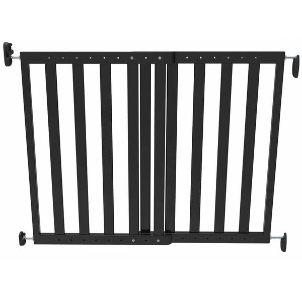 Noma Extending Safety Gate 63.5-106 cm Wood Black 93743