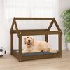 vidaXL Dog Bed Honey Brown 81x60x70 cm Solid Wood Pine