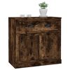 vidaXL Sideboard Smoked Oak 70x35.5x67.5 cm Engineered Wood