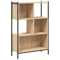 vidaXL Bookcase Sonoma Oak 72x28x109 cm Engineered Wood