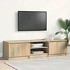 vidaXL TV Cabinet Sonoma Oak 140x40x35.5 cm Engineered Wood