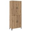 vidaXL Highboard 2 pcs Artisan Oak Engineered Wood