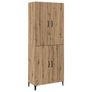 vidaXL Highboard 2 pcs Artisan Oak Engineered Wood
