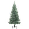 vidaXL Artificial Christmas Tree with Flocked Snow Green 180 cm
